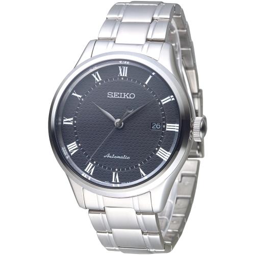 SEIKO 完美情人羅馬刻度24石自動機械錶(SRP769K1)-黑/42mm