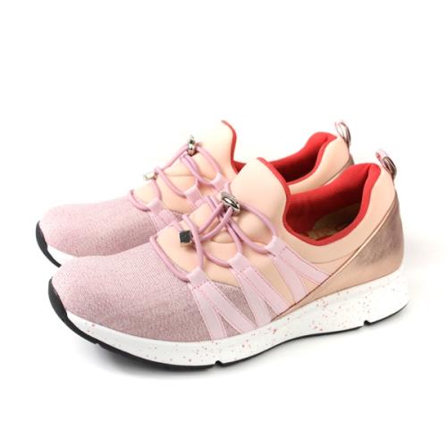 Kimo 懶人鞋 休閒鞋 女鞋 粉紅色 針織 KAISF121069 no841