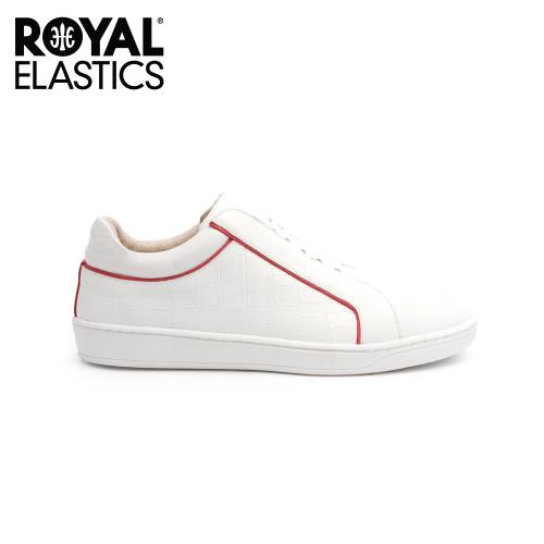 Royal Elastics 女-Duke 真皮時尚休閒鞋-白粉(95291-001)