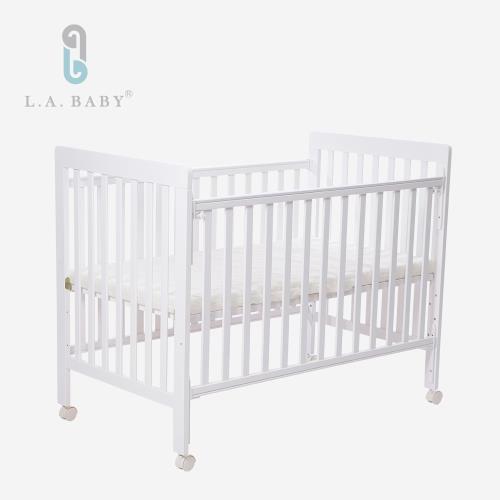 【 L.A. Baby】密西根三合一嬰兒大床（白色）