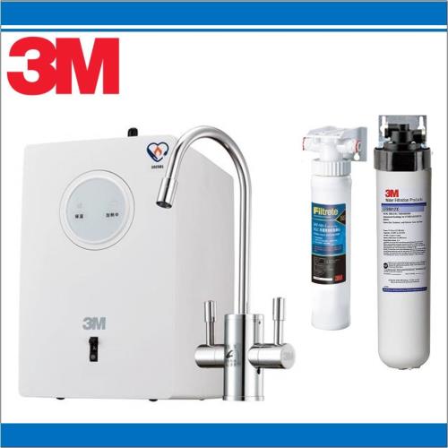3M 高效能櫥下型熱飲機HEAT1000+(含3M樹脂軟水系統,3M生飲淨水器)
