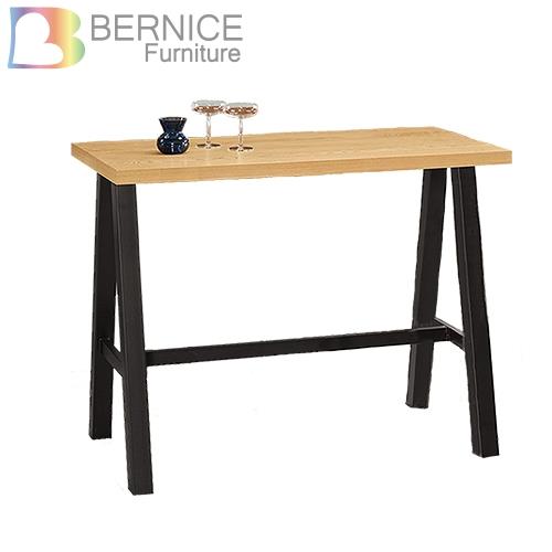 Bernice-芙拉4尺工業風吧台桌/洽談桌/休閒桌-加高款