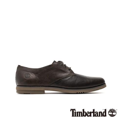 Timberland男款黑色休閒皮鞋A24BB001