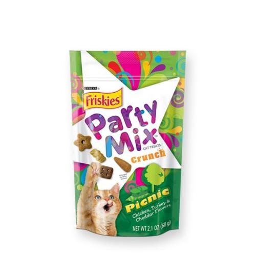 Friskies 喜躍 Party Mix 貓咪香酥餅-雞肉派對60g
