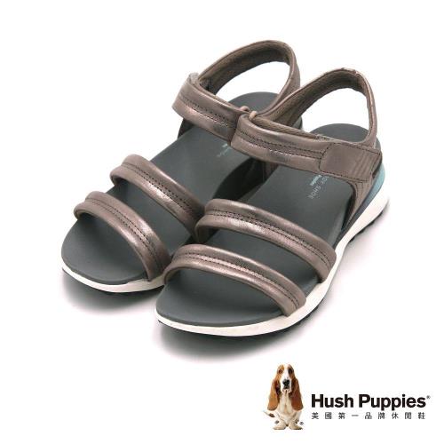 Hush Puppies IVANIA AZALEA系列 機能健走涼鞋 女鞋-銀(另有黑)