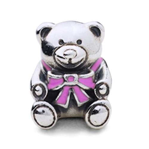 【Pandora】粉紅塘瓷泰迪熊