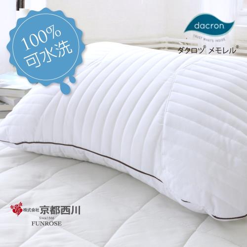  京都西川  記憶科技纖維枕  DACRON纖維 可水洗枕芯 (1入)