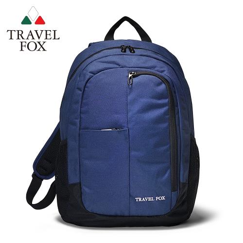 TRAVEL FOX 旅狐 休閒戶外極簡校園包 (TB706-47) 藍色