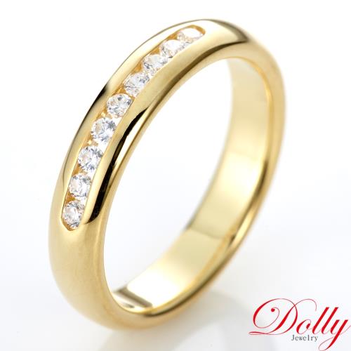 Dolly 求婚戒 0.20克拉 14K黃K金鑽石戒指(003)