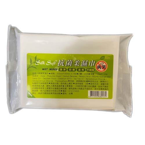 防疫必備Silk Soft 抗菌濕紙巾（25抽）超厚型*60包/箱購