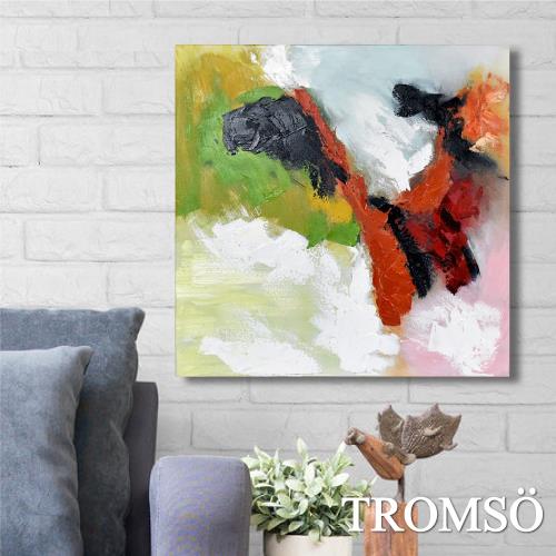 TROMSO-百勝藝術立體抽象油畫_60×60cm  W416
