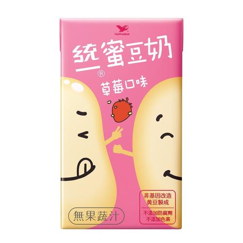 【統一】蜜豆奶-草莓口味250ml(24入/箱)