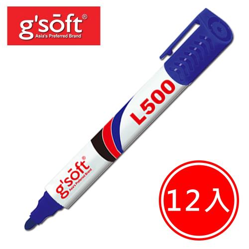 極速gsoft M-GS-L500 粗字白板筆 12入