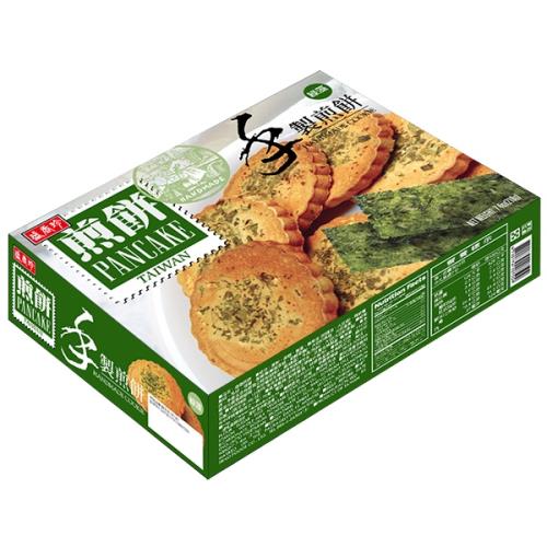 【盛香珍】手製綠藻煎餅210g/盒