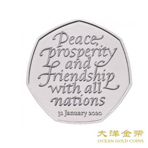 【台灣大洋金幣】2020英國脫歐銅鎳流通紀念幣