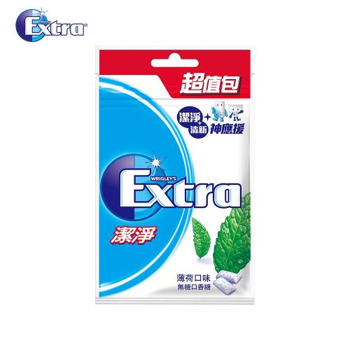 【Extra】薄荷潔淨無糖口香糖(44粒超值包)