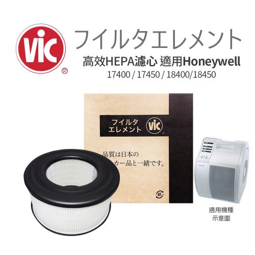 VIC 高效HEPA濾心 適用Honeywell 17400 17450 18400 18450 規格同22500-TWN