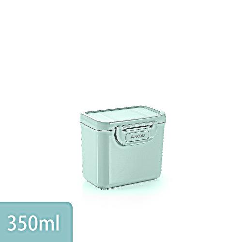 【安酷生活】便攜式奶粉盒 350ml(粉綠)