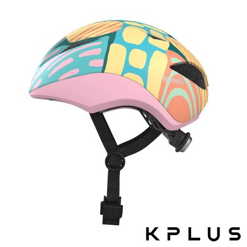 KPLUS SPEEDIE空力型彩色版 兒童休閒運動安全帽-迷人粉