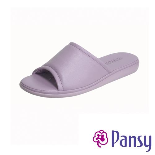 PANSY-日本經典皮紋超彈力女室內拖鞋 - QA006
