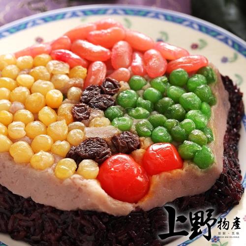 【上野物產】八寶芋泥甜紫米糕（600g±10%/份）x3份