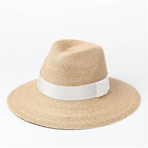 【米蘭精品】草帽爵士帽-簡約細緻手編遮陽女帽子73zr90