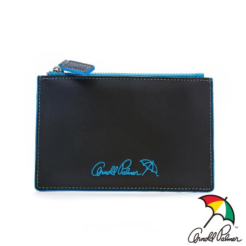 Arnold Palmer- 小零錢卡片夾 青春跳色系列-個性藍調