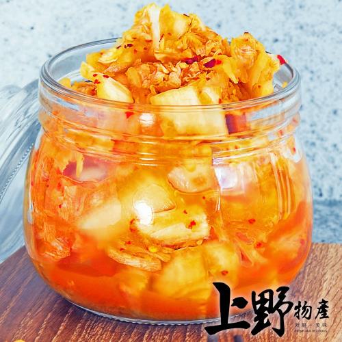【上野物產】獨家黃金醬汁泡菜（100g±10%/固體物80g/包）x8包