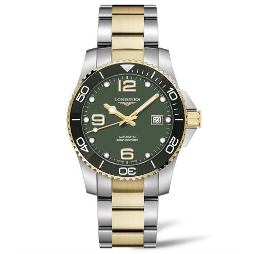 LONGINES 浪琴 康卡斯潛水系列 深海征服者半金陶瓷框腕錶 L37813067 / 41mm