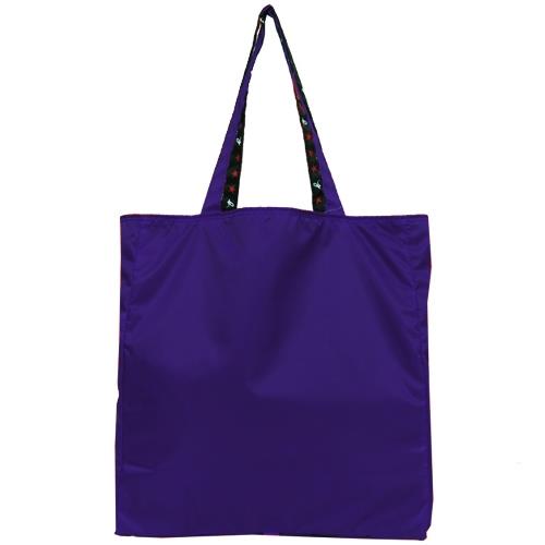 agnes b 兩用星星環保購物袋(紫)