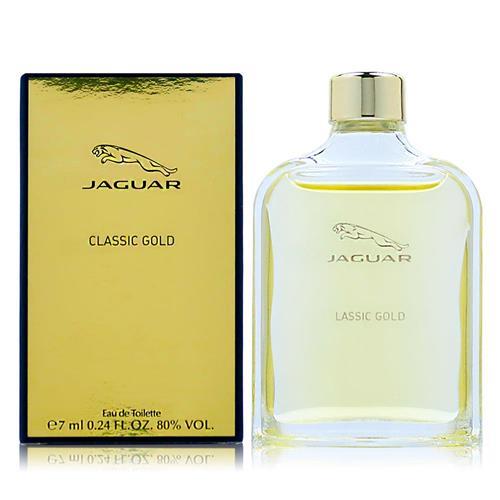 JAGUAR 積架 CLASSIC GOLD 黃金捷豹(金色捷豹)男性淡香水 7ML(平行輸入)