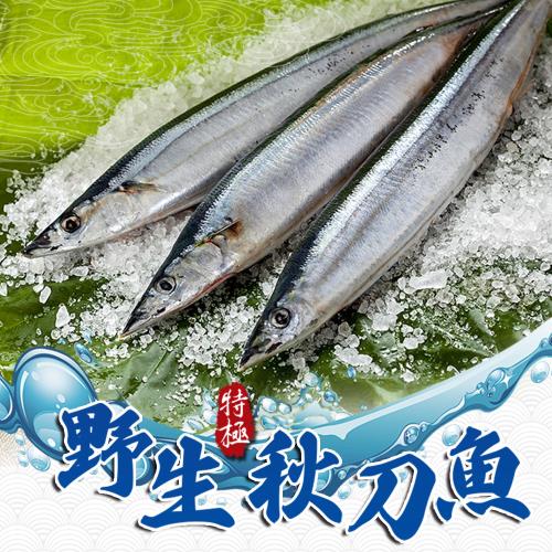 北太平洋野生秋刀魚6包(200g/包;2尾裝)