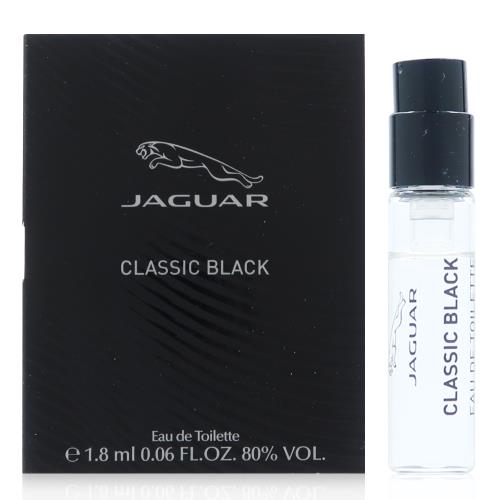 [即期優惠] JAGUAR 積架 CLASSIC BLACK 黑爵淡香水 1.8ML 商品效期: 2024.01
