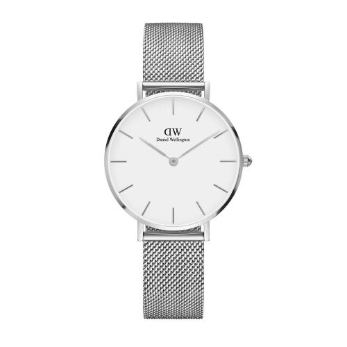 Daniel Wellington米蘭風格時尚腕錶-銀色-32mm-DW00100164
