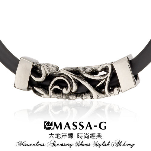 MASSA-G Deco系列【黑色嘉年華Carnival s】鍺鈦鍊飾