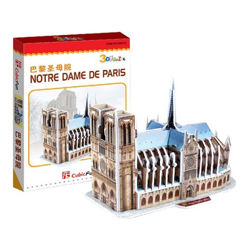 3D Puzzle 迷你建築 巴黎聖母院