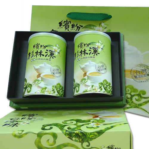 【新造茗茶】杉林溪極品手採高山茶葉禮盒(150g*2罐)
