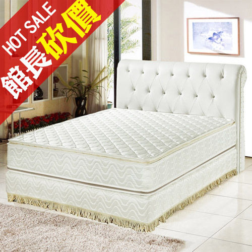 睡尚寶 正四線3M防潑水+蜂巢式獨立筒床墊(雙人)