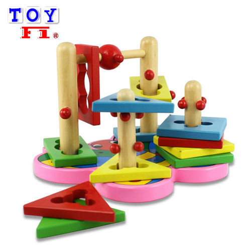 【Toy F1】幼兒3D訓練創意套柱遊戲組
