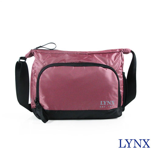 【Lynx】千鳥格輕量系雙層休閒側背包(兩色)