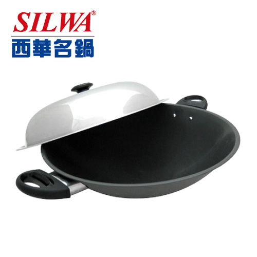《西華SILWA》冷泉科技超硬不沾炒鍋40cm-雙耳