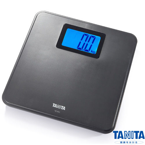 日本TANITA簡約風格全自動電子體重計HD-662-黑