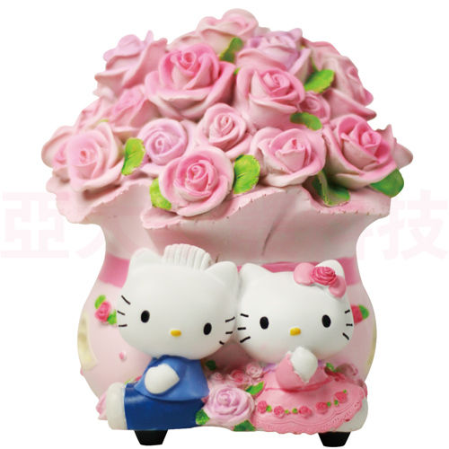 《Hello Kitty》幸福甜蜜玫瑰花束薰香燈