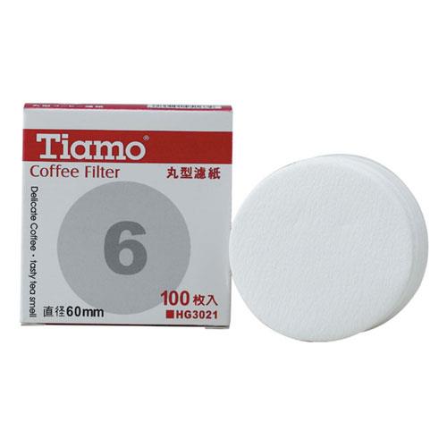 Tiamo6號圓型濾紙12盒入(HG3021)