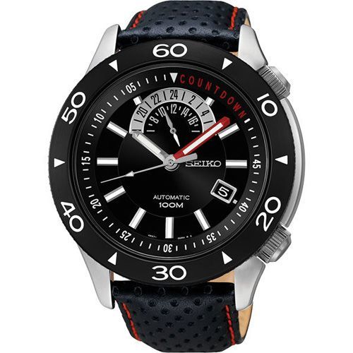 SEIKO 4R37絕地爭霸時尚機械腕錶-黑 4R37-00V0D