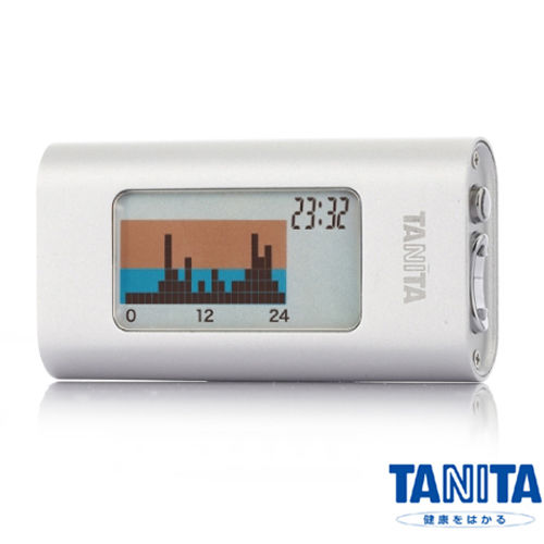 日本TANITA三軸感應活動量計(計步器)AM121E-銀色