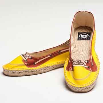 【BSIDED女鞋】Bsided Kayak Yellow Ballet 仿真時尚設計印刷休閒鞋(黃)