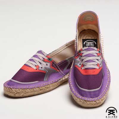 【BSIDED女鞋】Bsided BSD Violet 仿真時尚設計印刷休閒鞋(紫)