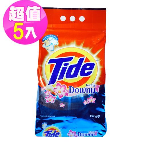【原裝進口TIDE】柔軟花香洗衣粉3kg5入(超值驚爆組)