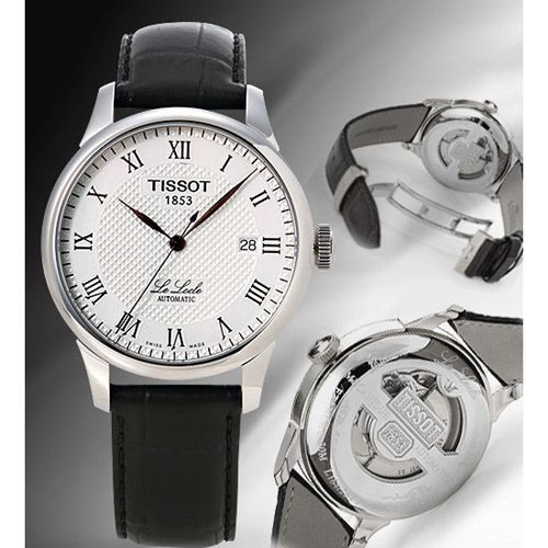 TISSOT Le Locle 力洛克圖騰紋機械錶 T41142333